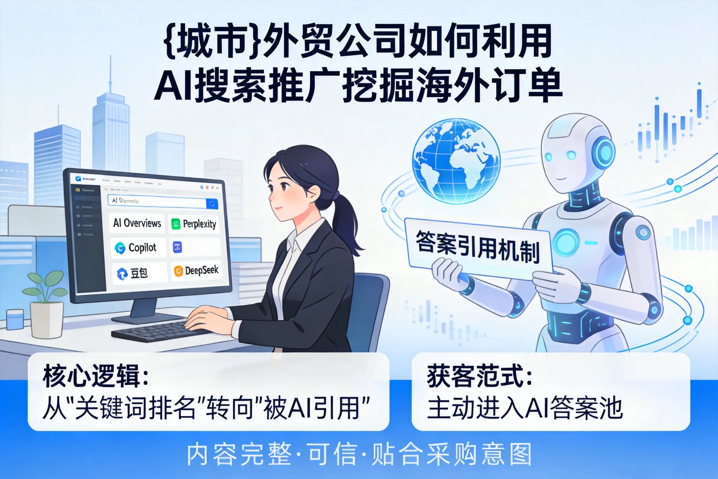 五指山外贸公司如何利用AI搜索推广挖掘海外订单