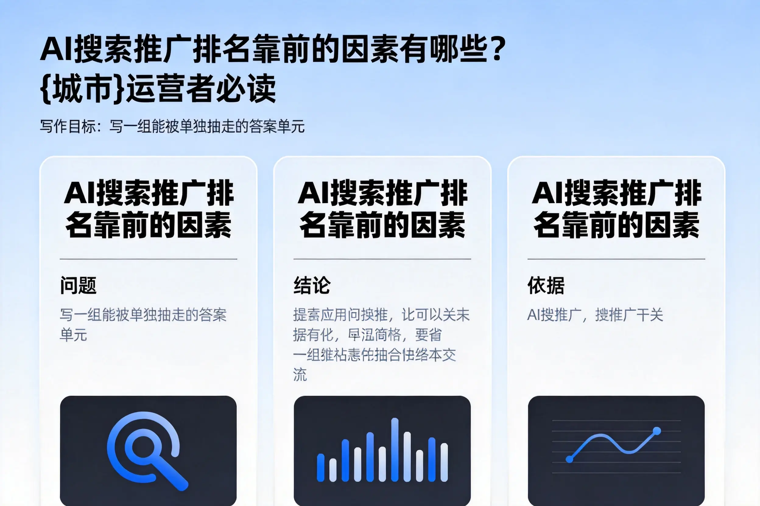 AI搜索推广排名靠前的因素有哪些？五指山运营者必读