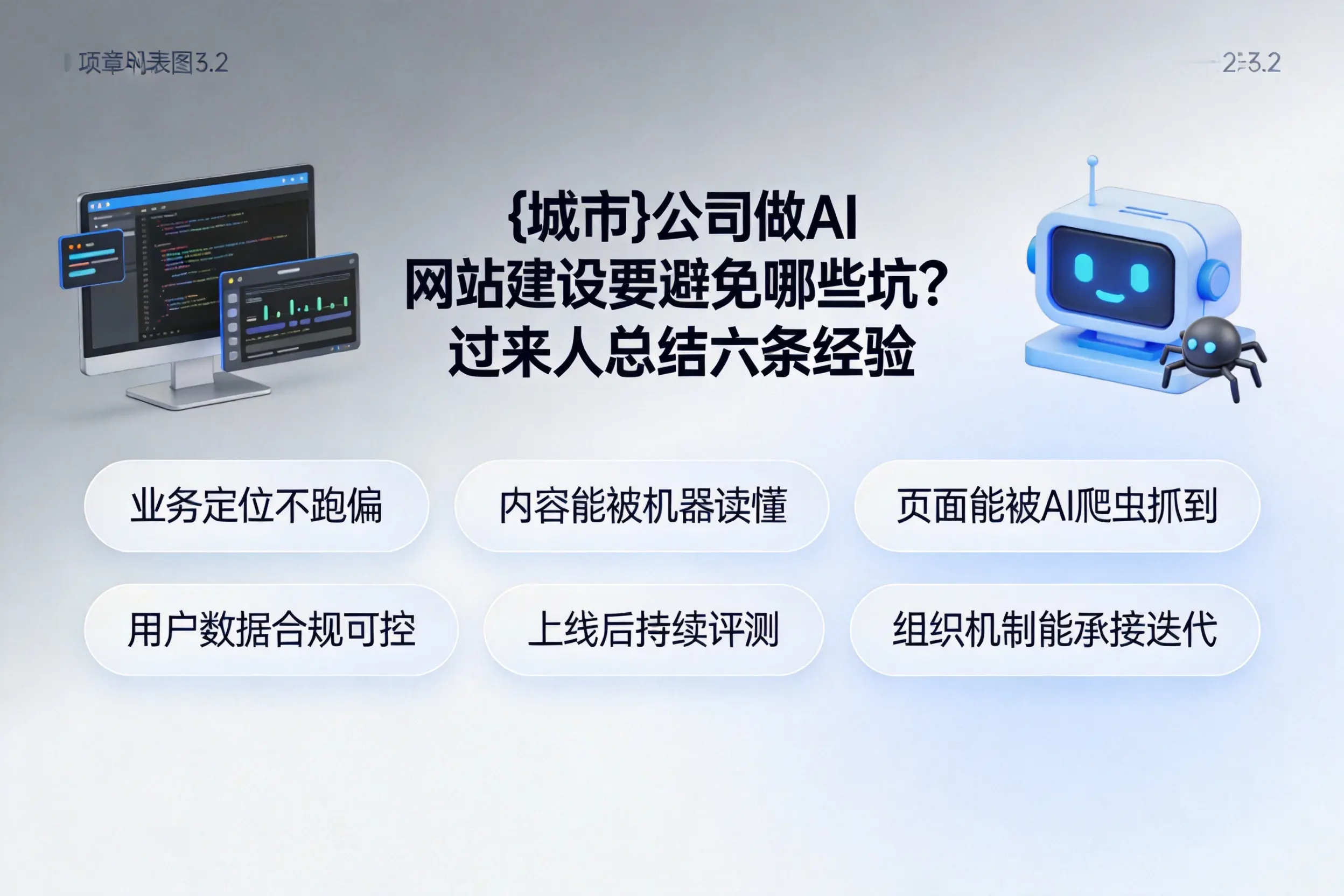 五指山公司做AI网站建设要避免哪些坑?过来人总结六条经验