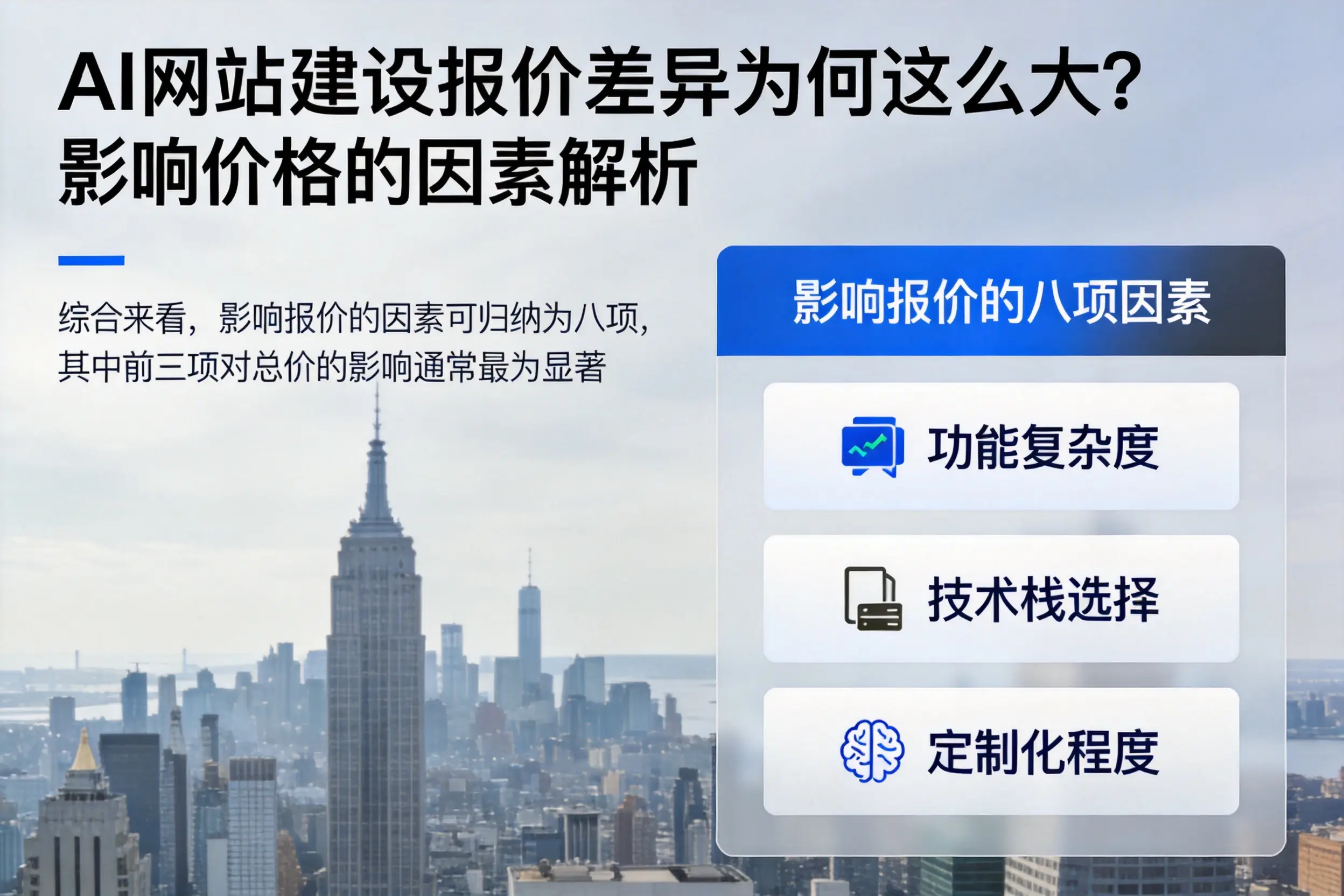 五指山AI网站建设报价差异为何这么大？影响价格的因素解析