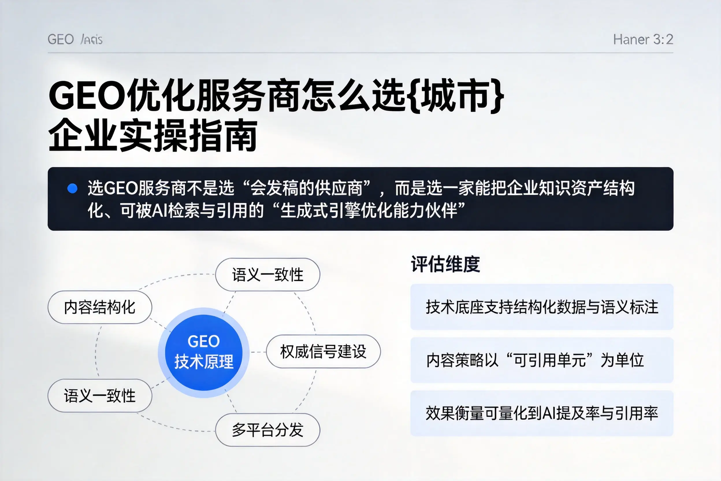 GEO优化服务商怎么选五指山企业实操指南