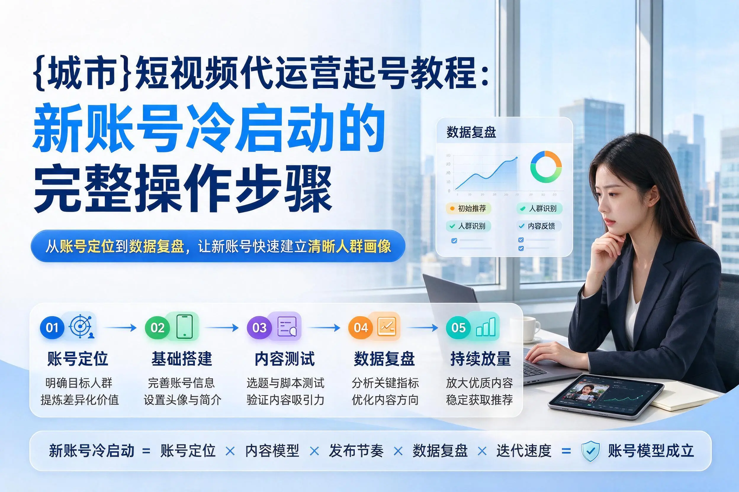五指山短视频代运营起号教程：新账号冷启动的完整操作步骤