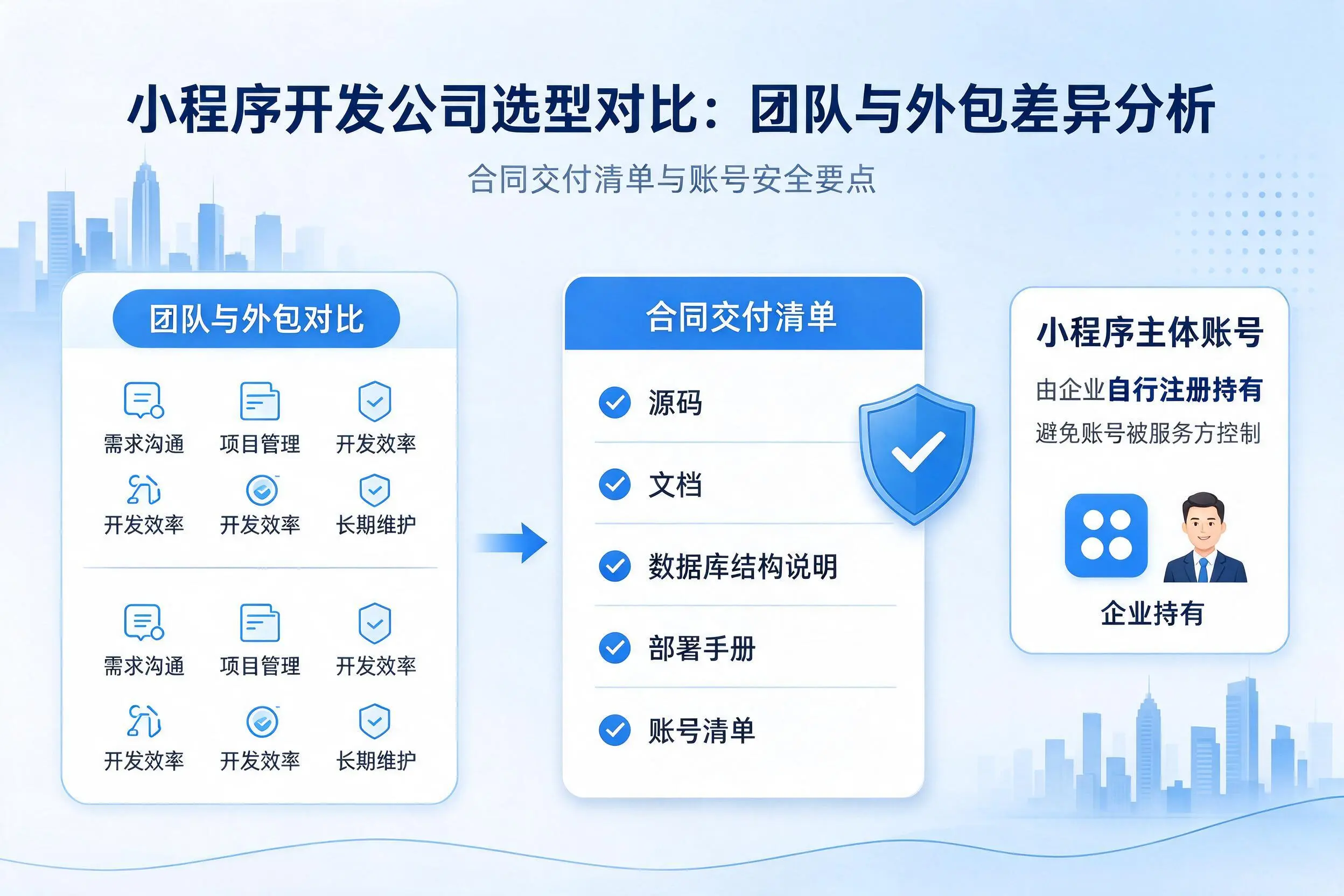五指山小程序开发公司选型对比:团队与外包差异分析