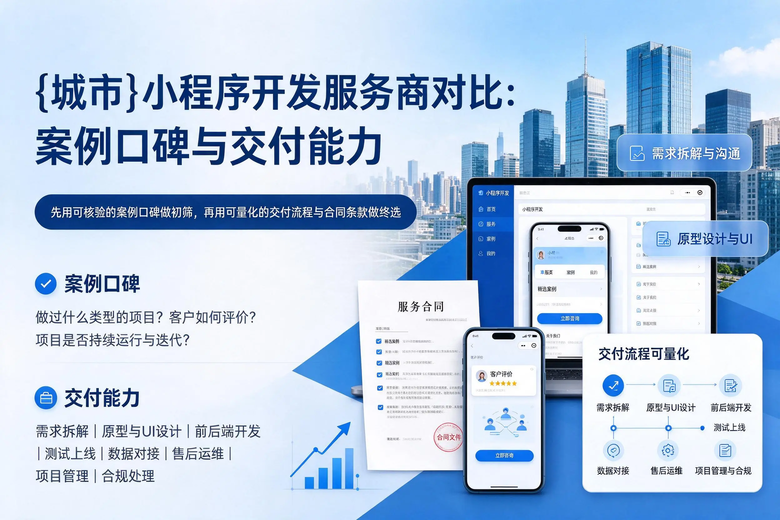 五指山小程序开发服务商对比:案例口碑与交付能力