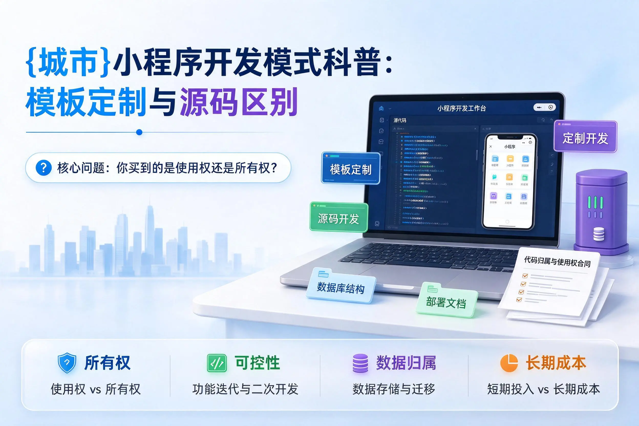 五指山小程序开发模式科普：模板定制与源码区别