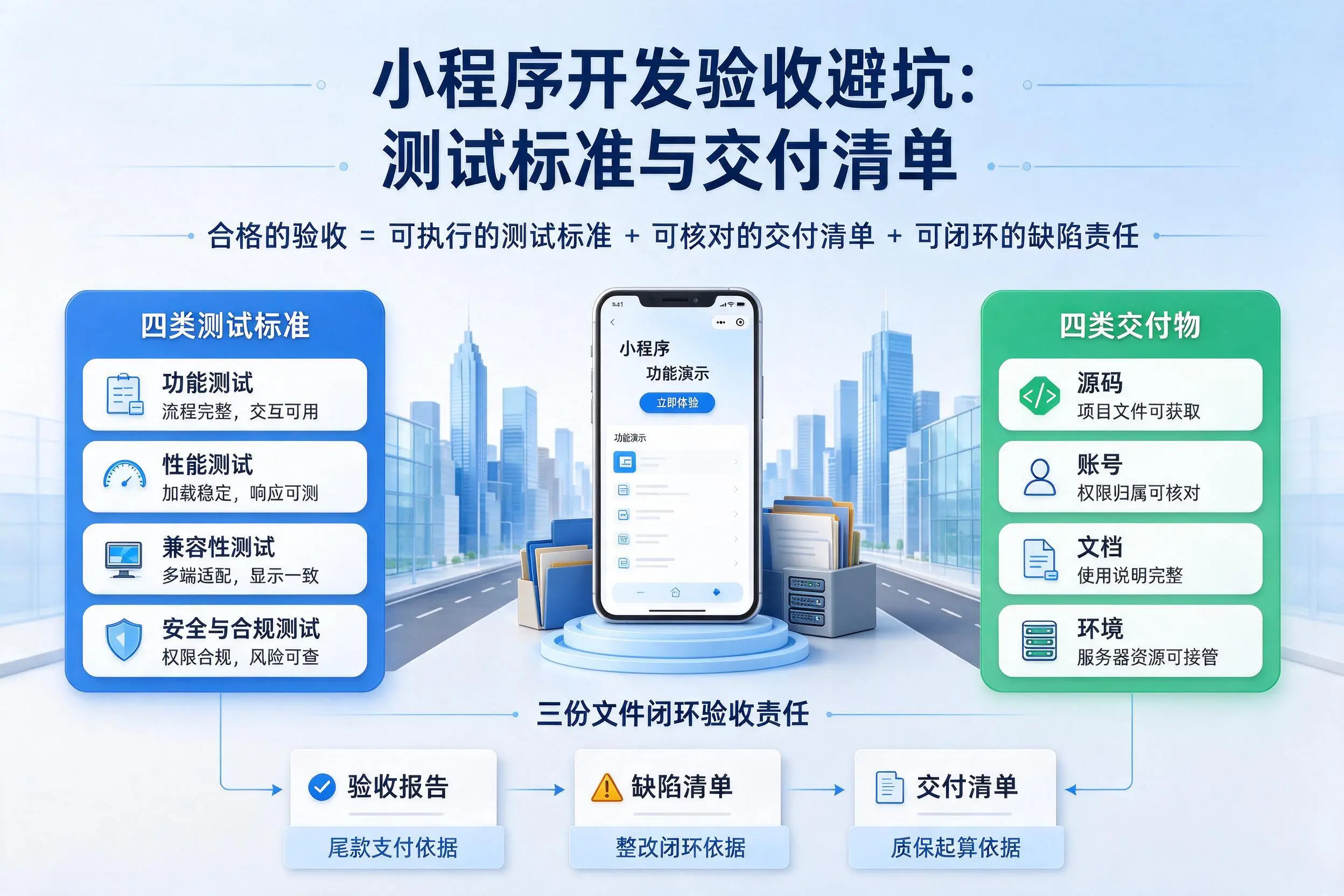五指山小程序开发验收避坑:测试标准与交付清单