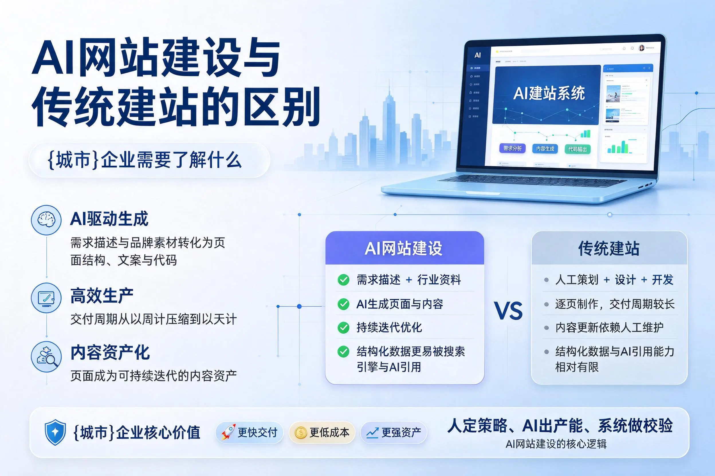 AI网站建设与传统建站的区别,五指山企业需要了解什么