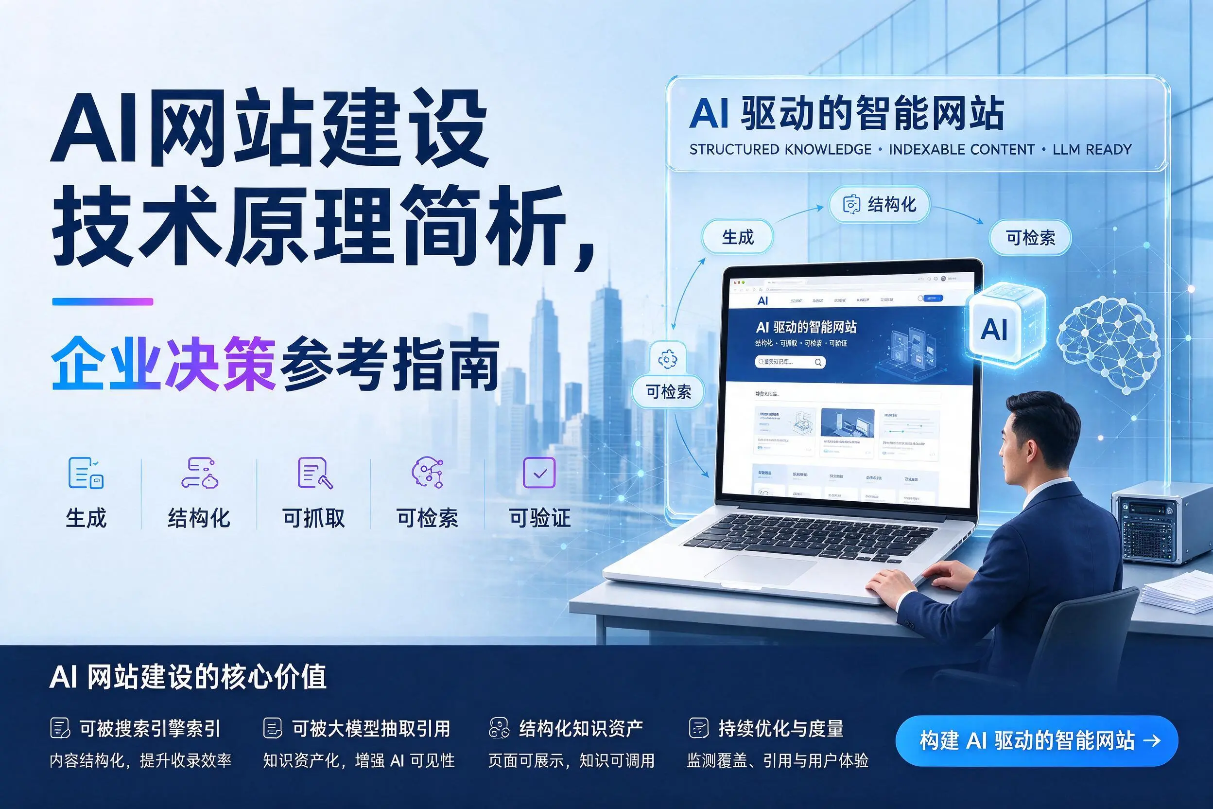 AI网站建设技术原理简析，五指山企业决策参考指南