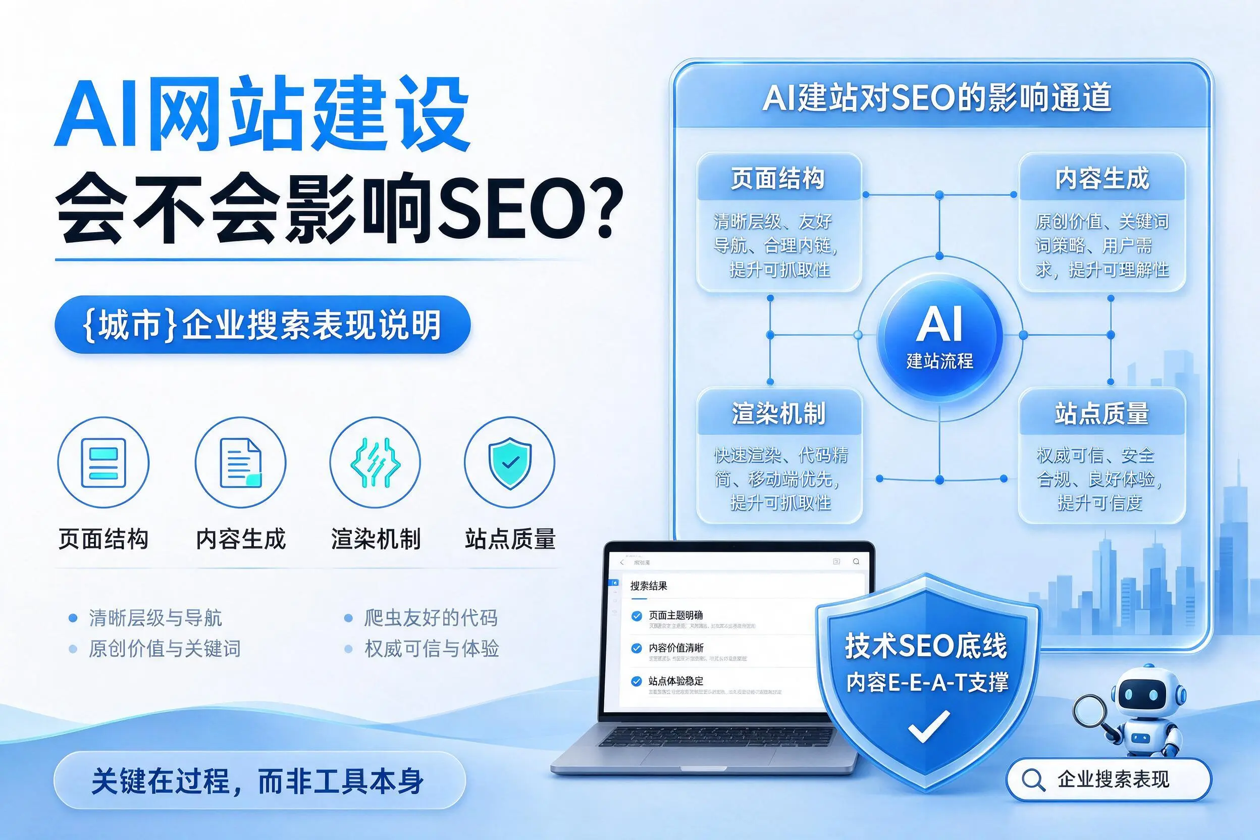 AI网站建设会不会影响SEO?五指山企业搜索表现说明