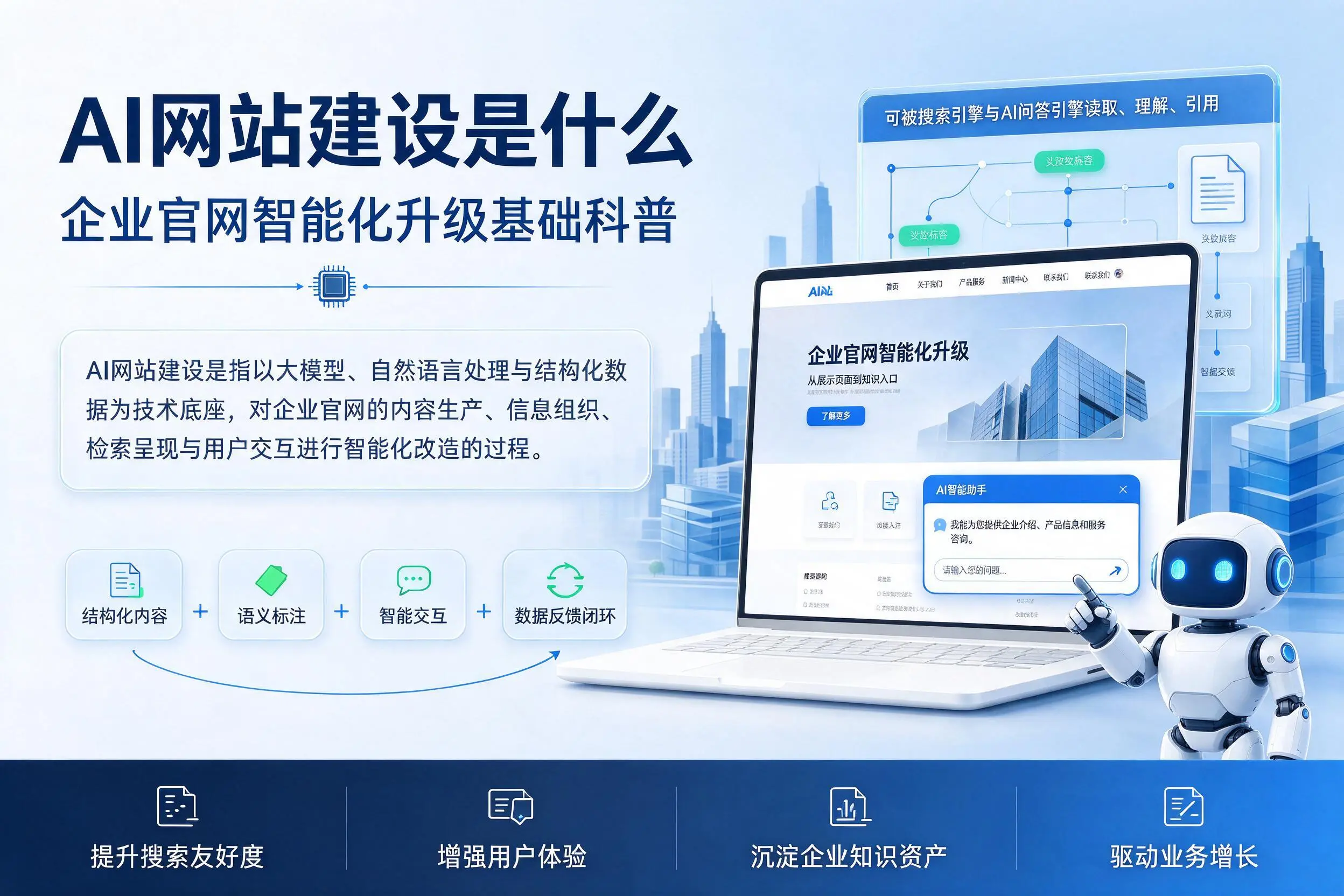 AI网站建设是什么：五指山企业官网智能化升级基础科普
