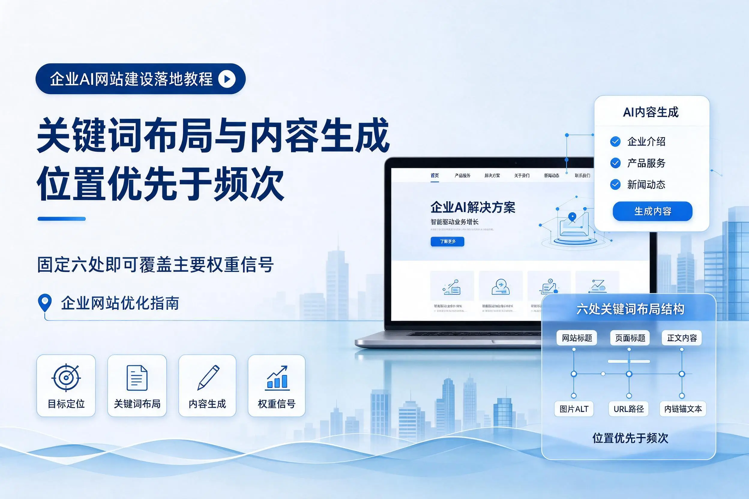 五指山企业AI网站建设落地教程:关键词布局与内容生成