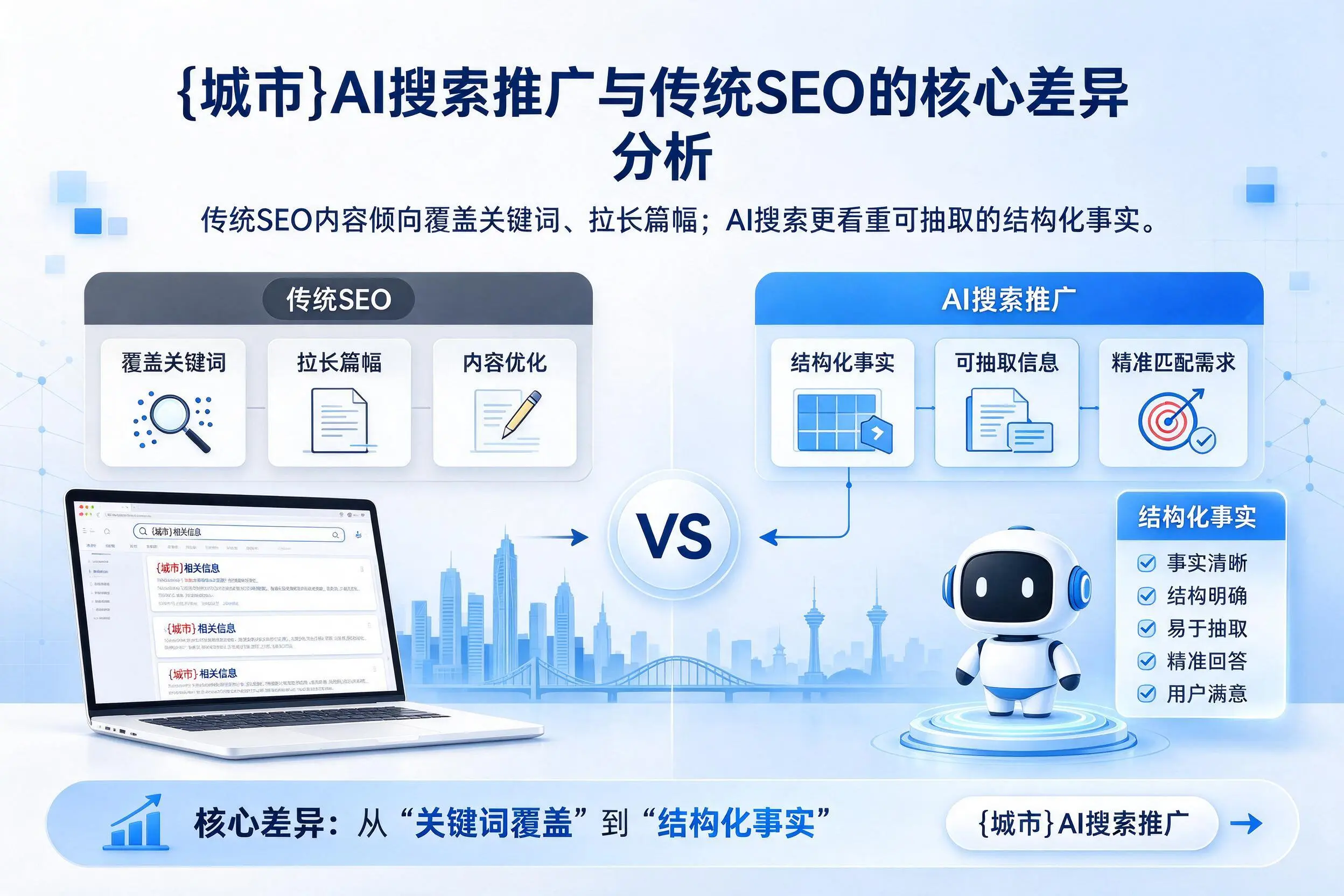 五指山AI搜索推广与传统SEO的核心差异分析